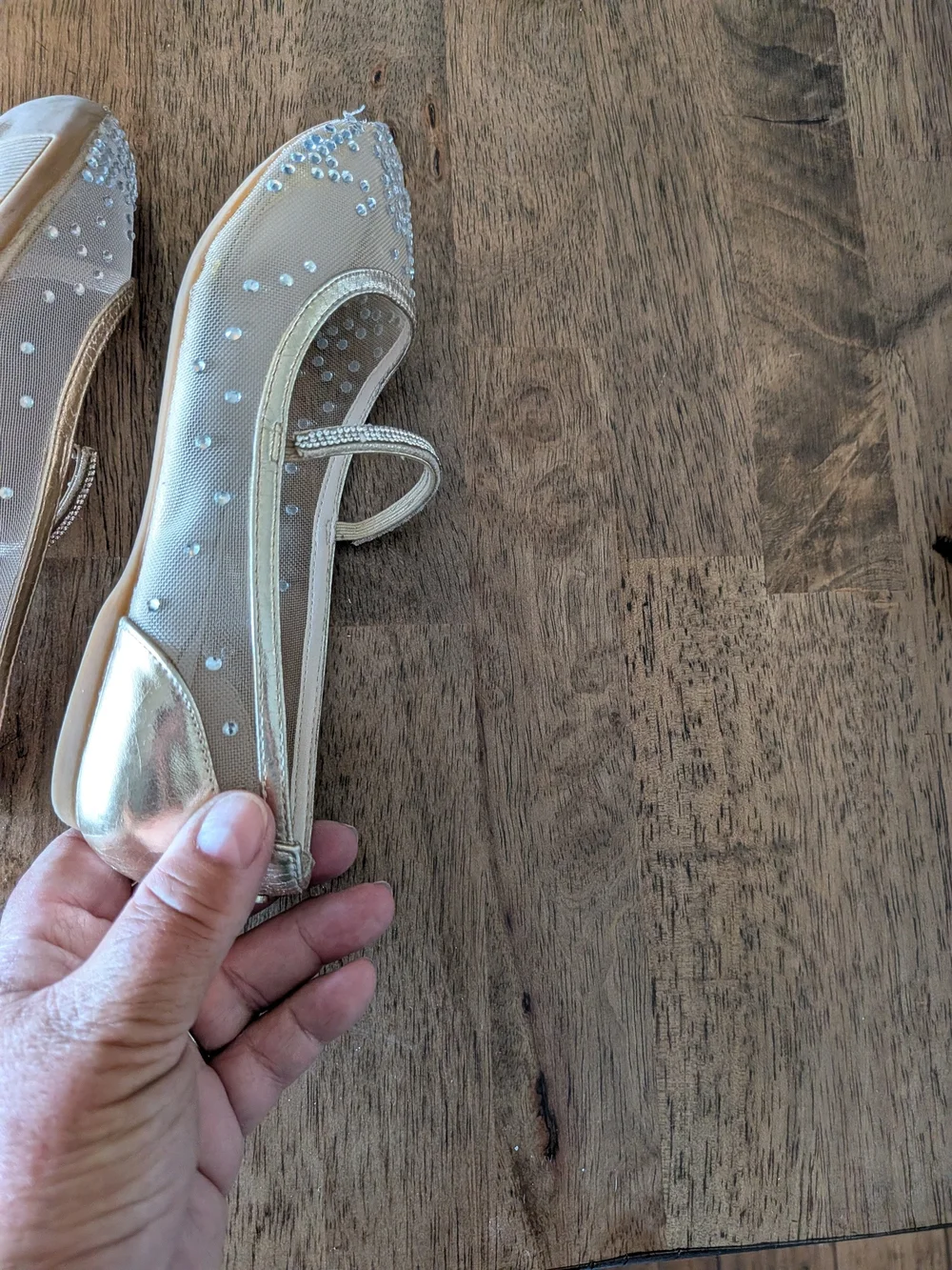 Unisa Kids Ivory Pearl Embellished Mary Jane Flats